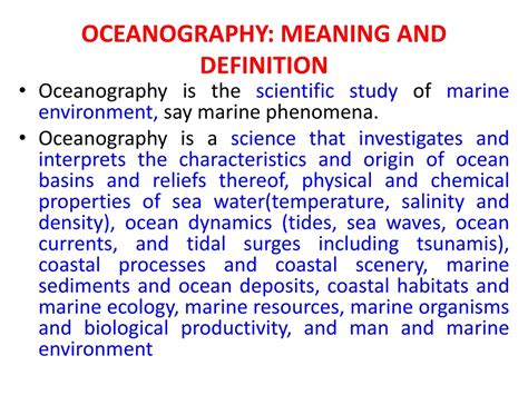 Afbeeldingsresultaten voor Oceanography Introduction