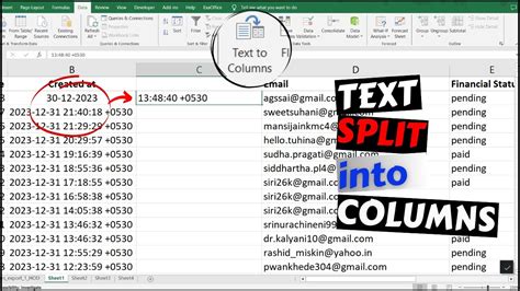 Image result for Excel Split Text in Column