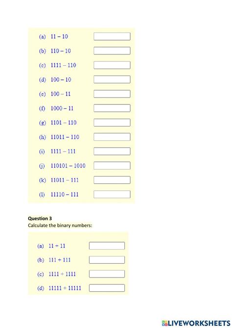 Binary Multiplication Worksheet に対する画像結果