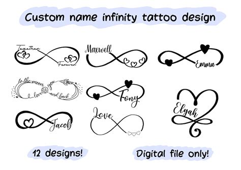 Image result for Infinity Tattoo Designs