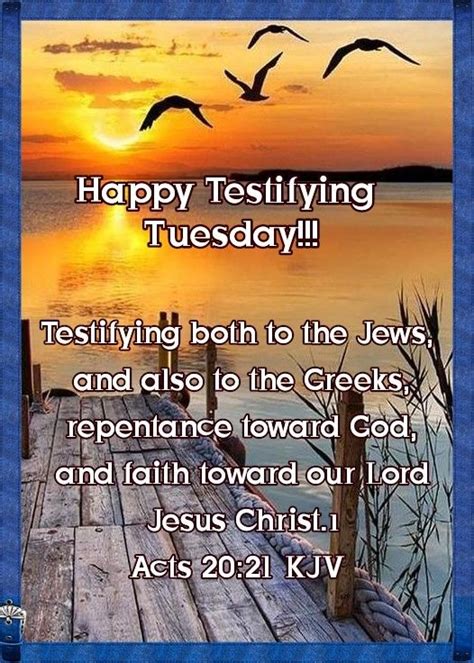 Image result for Testimony Tuesday Image