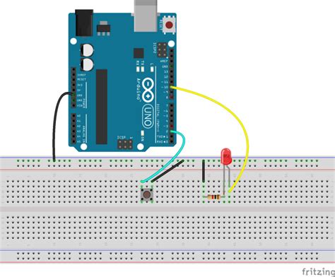 Image result for Arduino Push Button High Low