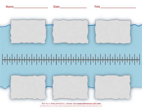 Timeline Template for Kids - Tim's History Printables