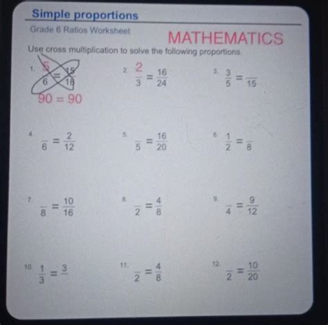 Image result for Cross Multiplication Worksheet