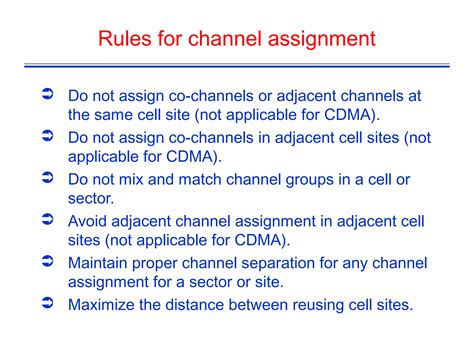 Toradh íomhá ar Channel Assignment Strategies