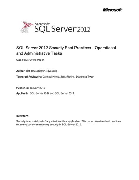 Image result for SQL Security Best Practices