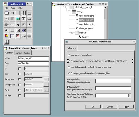 Image result for wxPython Designer