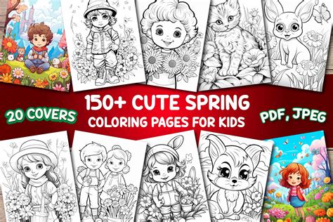 Cute Cartoon Spring Coloring Pages に対する画像結果
