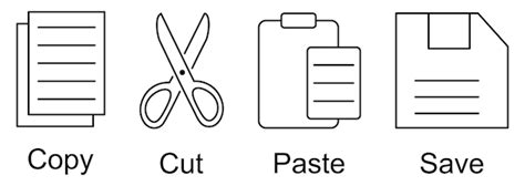 Afbeeldingsresultaten voor Process of Copy Paste and Cut Paste