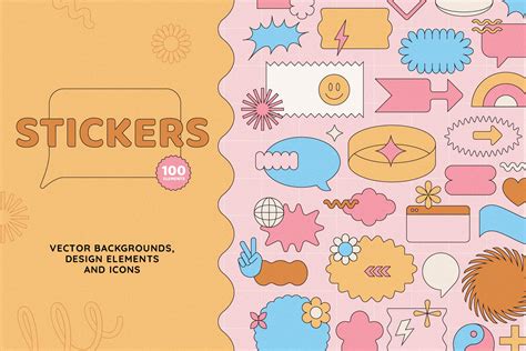 Image result for Vector Sticker Elements