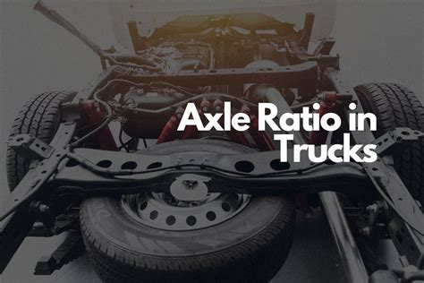 Image result for Rear Axle Ratio Chart