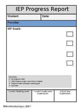 Image result for IEP Progress Reports