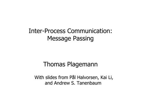 Image result for Process Message Passing