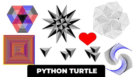 Image result for Python Turtle Graphics Geometric Shapes