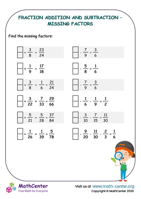 Image result for 5th Grade Math Worksheets Adding Fractions