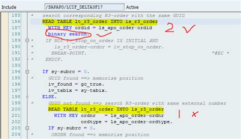 Toradh íomhá ar Sort ABAP Syntax
