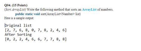 Image result for Sorting ArrayList