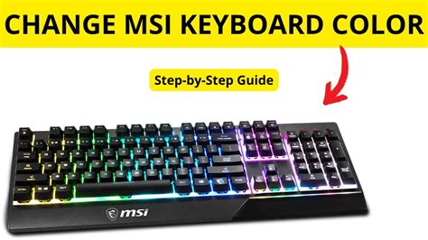 Image result for MSI Lighted Keyboard Settings