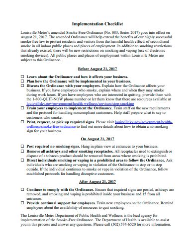 Afbeeldingsresultaten voor Implementation Checklist Word