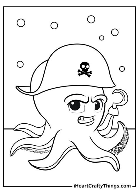 Image result for Octopus Colouring In