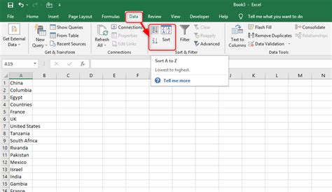 Image result for How to Sort Excel Column Alphabetically