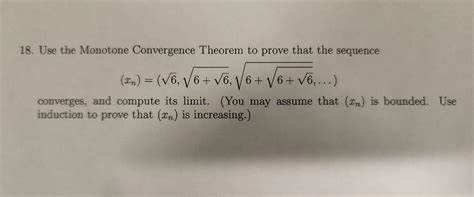 Image result for Monotone Convergence Theorem for Exponents