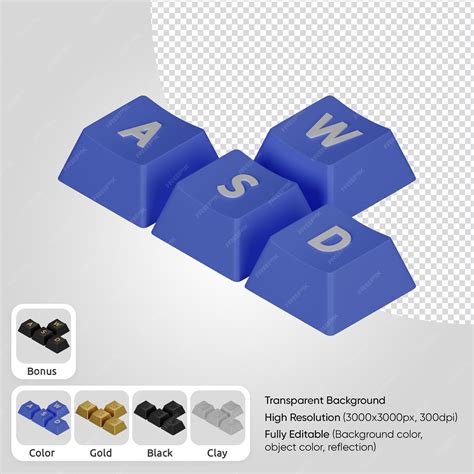 Keyboard Key 3D Model に対する画像結果