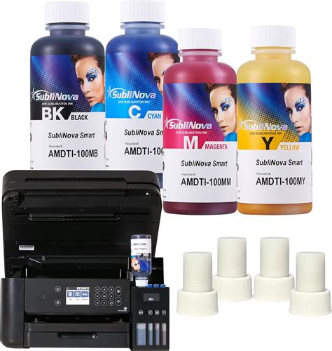 Amazon.com: InkTec Sublimation Ink 100ML 4 Colors(CMYK) - Compatible ...