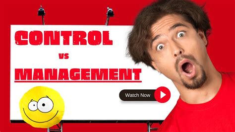 Image result for Control vs Management