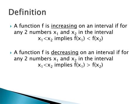 Image result for Define Increasing and Decreasing Functions