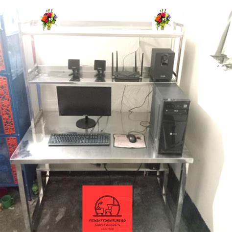 Toradh íomhá ar Steel Computer Table Design