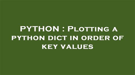 Toradh íomhá ar Python Plot Key