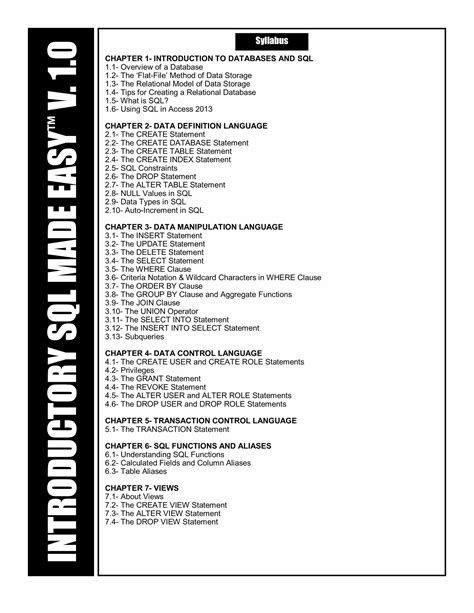 Image result for SQL Syllabus for Data Analyst