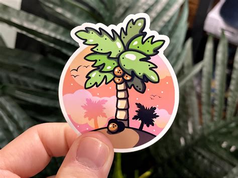 Image result for Palm Tree Stickers to Print