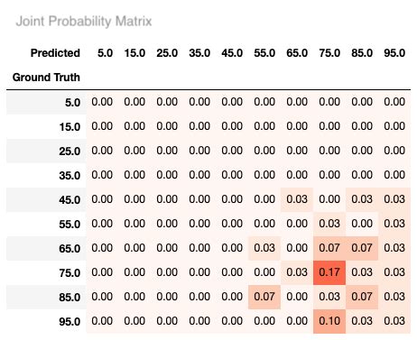Joint Probability Matrix Solved Problem に対する画像結果