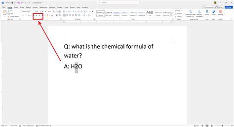 תוצאת תמונה עבור How to Do Subscript in Word
