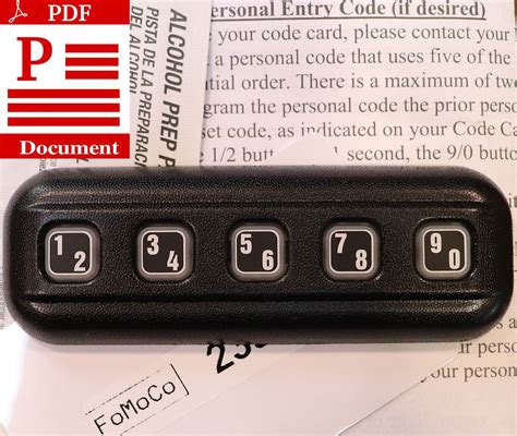 Image result for Ford Keyless Entry Keypad Installation