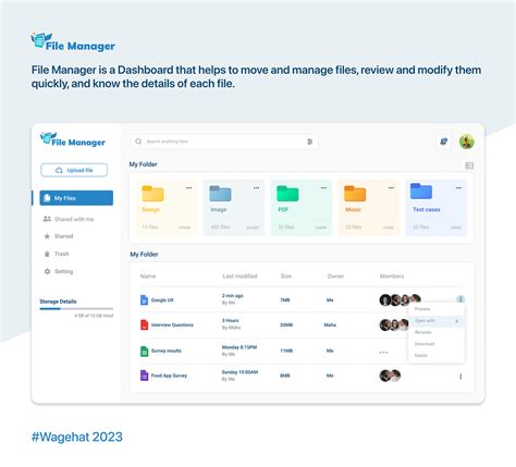 Image result for File Manager Modal for Images Desing