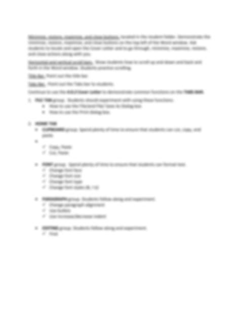 Image result for Introduction to Microsoft Word Lesson Plan