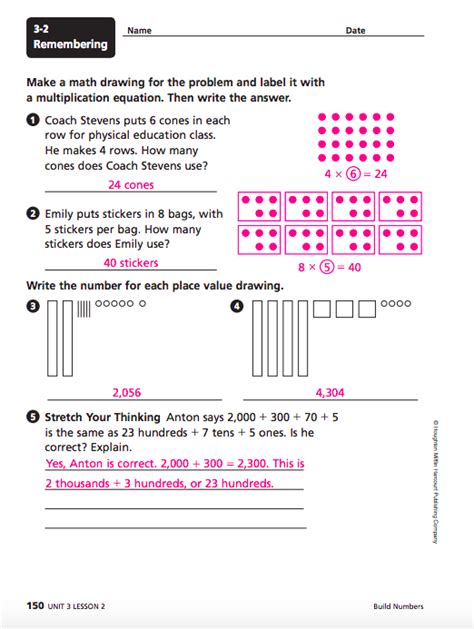 Image result for Lesson 13 Homework 3rd