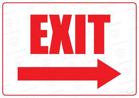 Image result for Exit 6 Sign