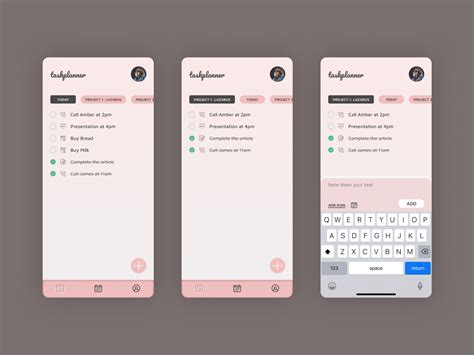 Image result for Task List UI Design