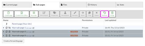 Restore Deleted Page に対する画像結果