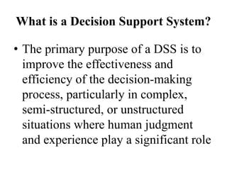 Image result for Decision Support Systems Explains