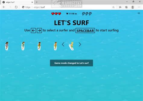 Toradh íomhá ar Let's Surf.com Game