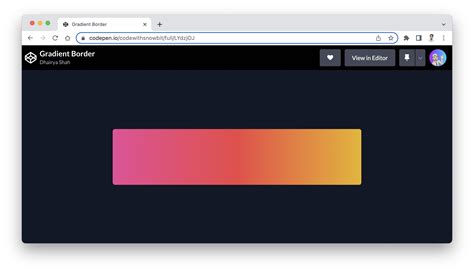 Image result for Css Border Color Gradient