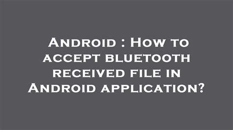 Image result for Receive File From Android