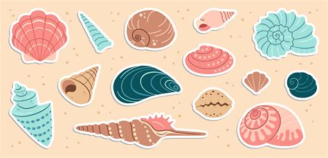 Afbeeldingsresultaten voor Conch Shell Stickers