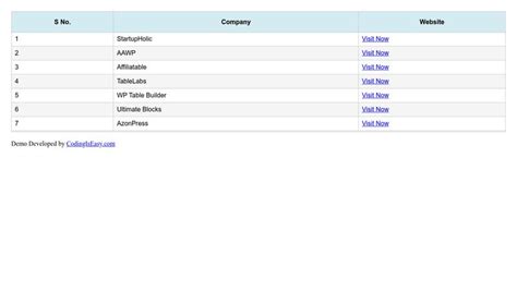 Image result for HTML Table Header Fixed