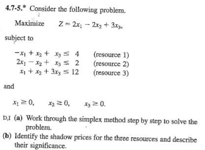 Image result for Shadow Price in Simplex Method